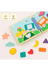 Jolly Designs Quiet Book Jonge Uil pastel — vanaf 12 maanden