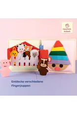 Jolly Designs Quiet Book Jonge Uil pastel — vanaf 12 maanden