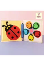 Jolly Designs Quiet Book Jonge Uil pastel — vanaf 12 maanden