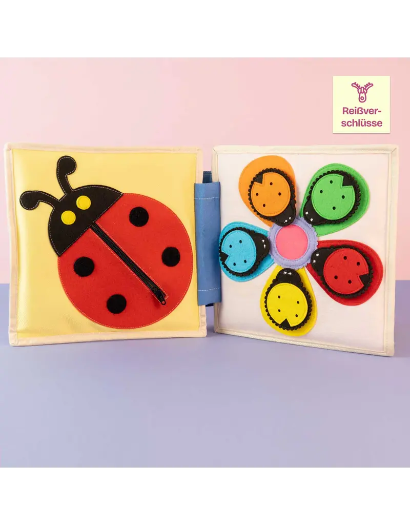 Jolly Designs Quiet Book Jonge Uil pastel — vanaf 12 maanden