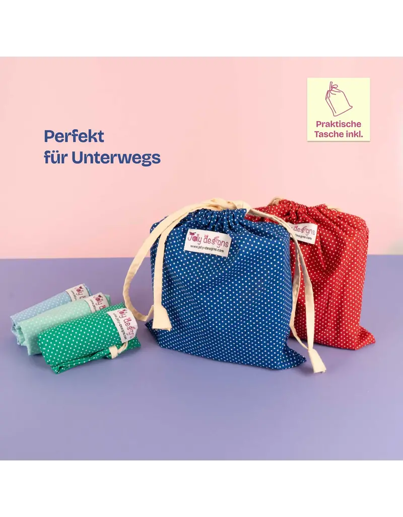 Jolly Designs Quiet Book Jonge Uil pastel — vanaf 12 maanden