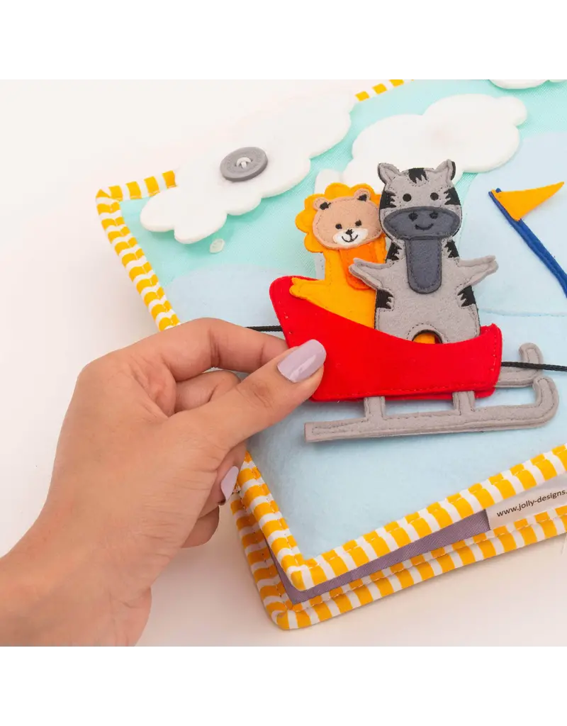 Jolly Design Quiet book Globetrotter, vanaf 24 maanden