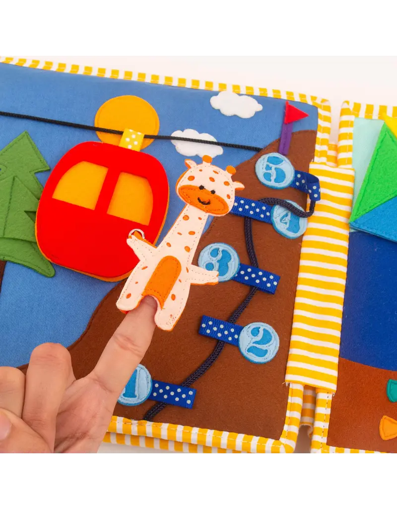 Jolly Design Quiet book Globetrotter, vanaf 24 maanden