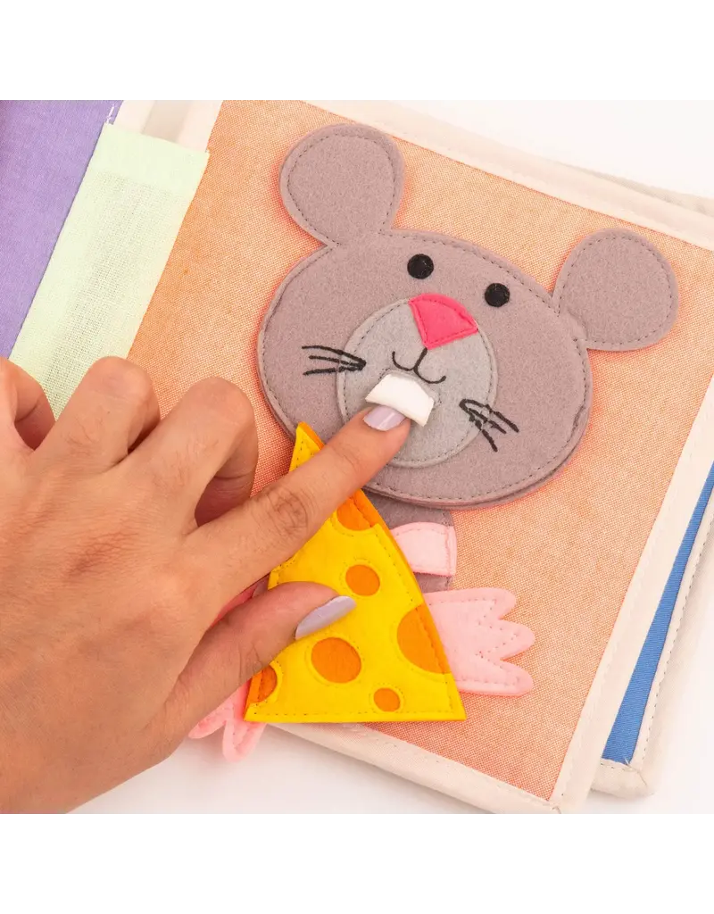 Jolly Design  Mini Quiet book Dierenvrienden, vanaf 8 maanden