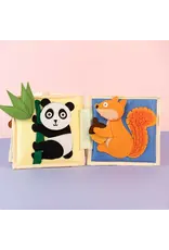 Jolly Design  Mini Quiet book Dierenvrienden, vanaf 8 maanden