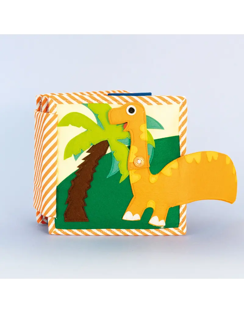 Jolly Designs Mini Quiet Book Dinovriendjes — vanaf 18 maanden