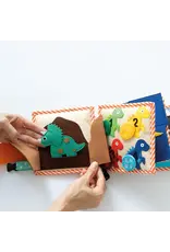 Jolly Designs Mini Quiet Book Dinovriendjes — vanaf 18 maanden