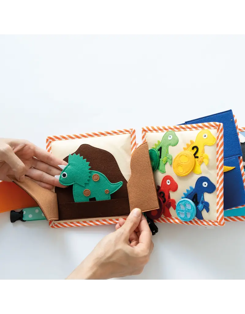 Jolly Designs Mini Quiet Book Dinovriendjes — vanaf 18 maanden