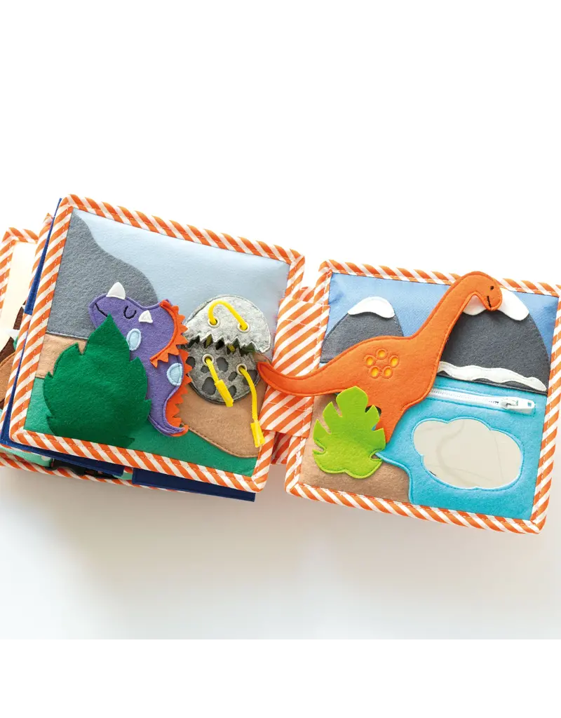 Jolly Designs Mini Quiet Book Dinosaur Friends — from 18 months