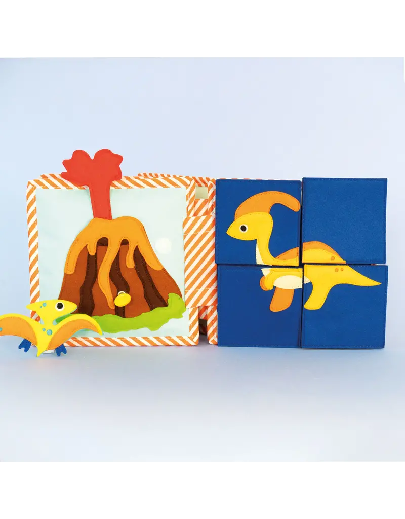 Jolly Designs Mini Quiet Book Dinovriendjes — vanaf 18 maanden