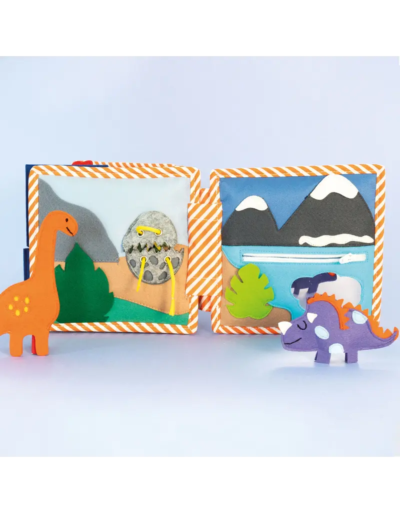 Jolly Designs Mini Quiet Book Dinovriendjes — vanaf 18 maanden