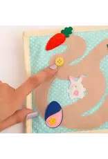 Jolly Designs Mini Quiet Book Grappig Konijn — vanaf 18 maanden