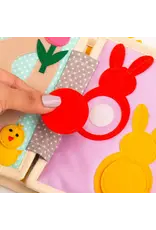 Jolly Designs Mini Quiet Book Grappig Konijn — vanaf 18 maanden