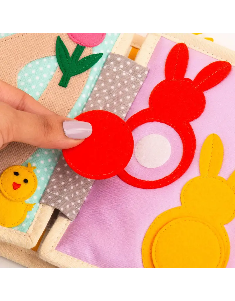 Jolly Design Mini quiet book Grappig konijn vanaf 18 maanden