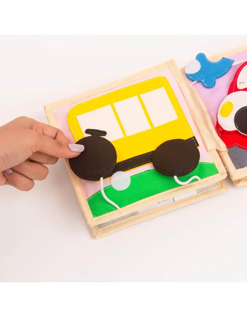 Jolly Design Mini quiet book Vliegtuig vanaf 18 maanden