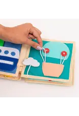 Jolly Designs Mini Quiet Book Airplane