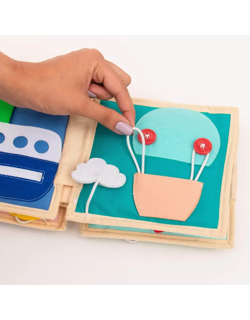 Jolly Design Mini quiet book Vliegtuig vanaf 18 maanden