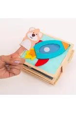 Jolly Design Mini quiet book Vliegtuig vanaf 18 maanden