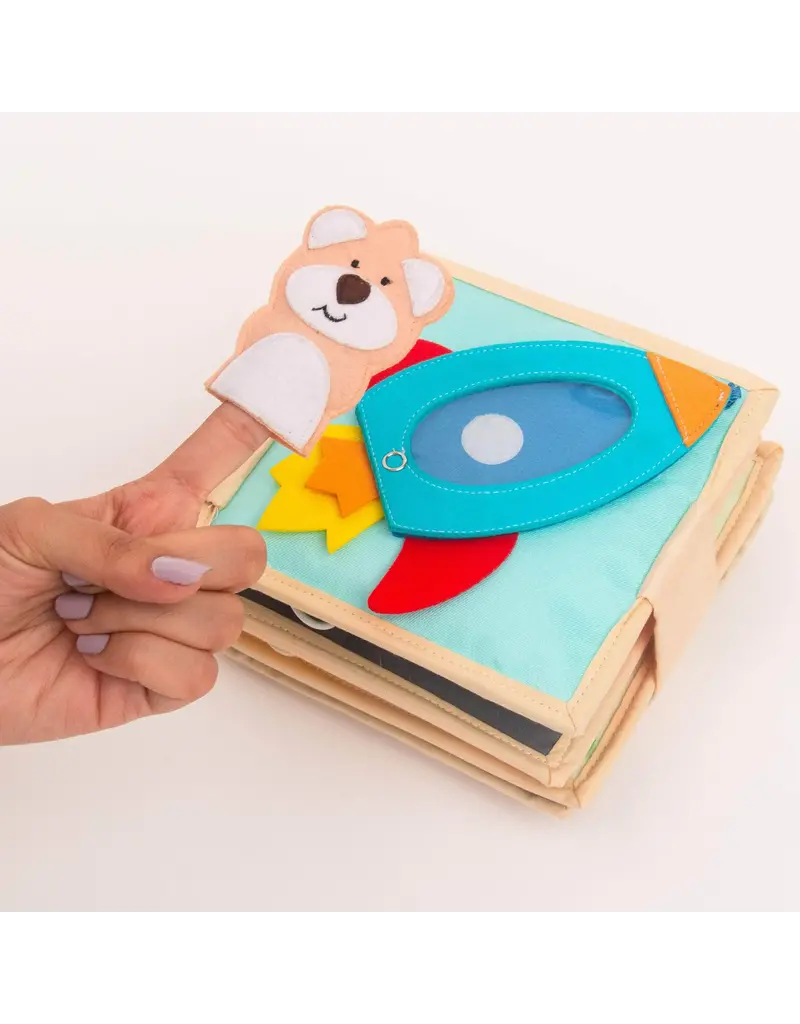 Jolly Designs Mini Quiet Book Airplane