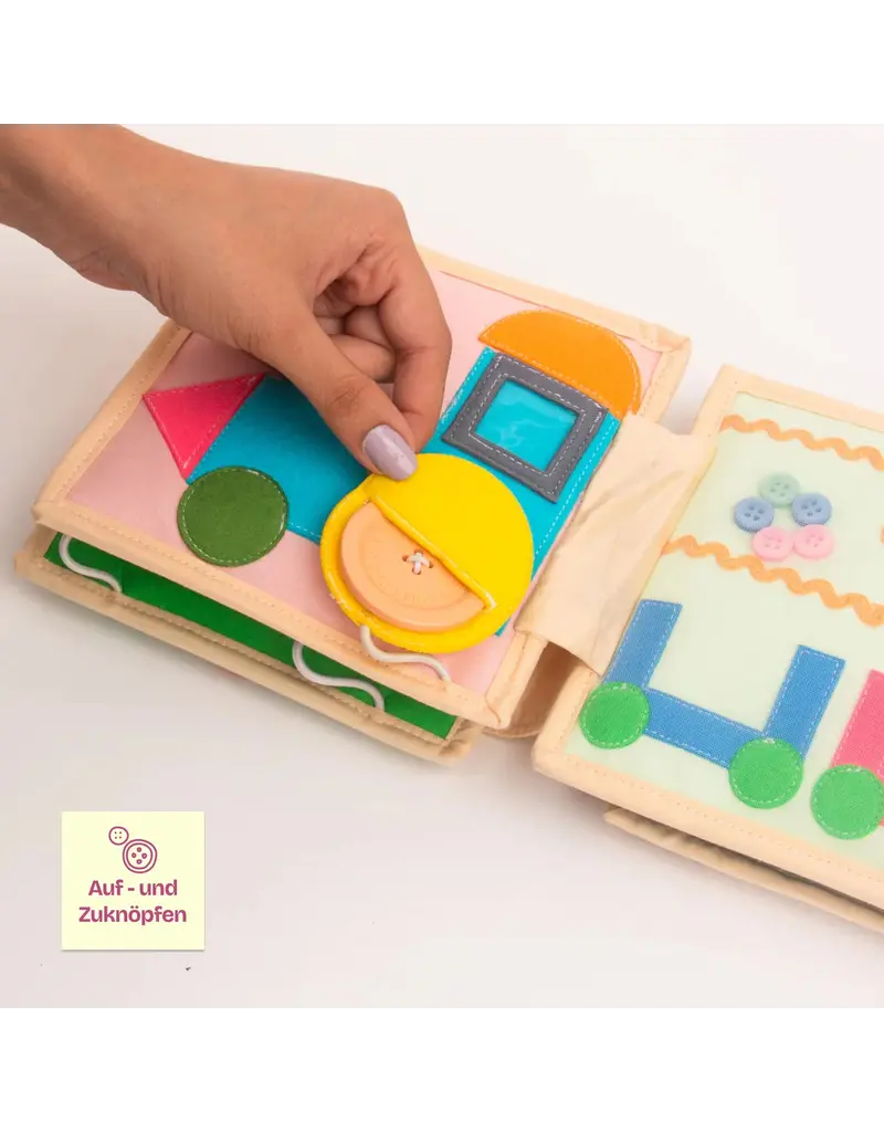 Jolly Designs Mini Quiet Book Airplane