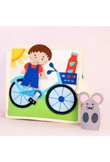 Jolly Designs Quiet Book Mijn eerste fiets — vanaf 18 maanden