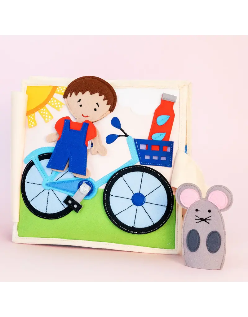 Jolly Design Quiet Book Mijn eerste fiets, vanaf 18 maanden