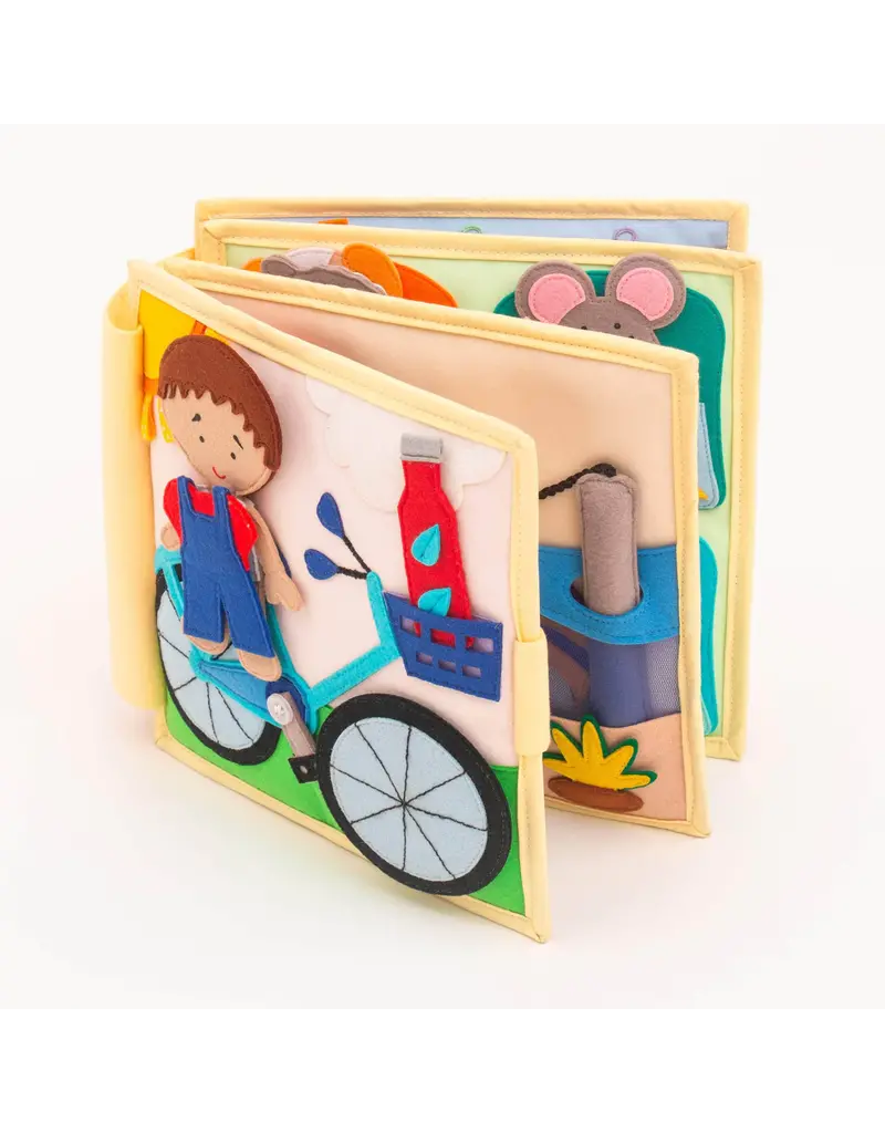 Jolly Design Quiet Book Mijn eerste fiets, vanaf 18 maanden