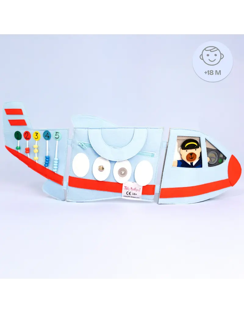 Jolly Design Travel Buddy Vliegtuig, vanaf 18 maanden