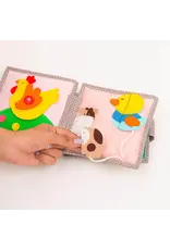 Jolly Designs Mini Quiet Book Slaperige Leeuw — vanaf 12 maanden