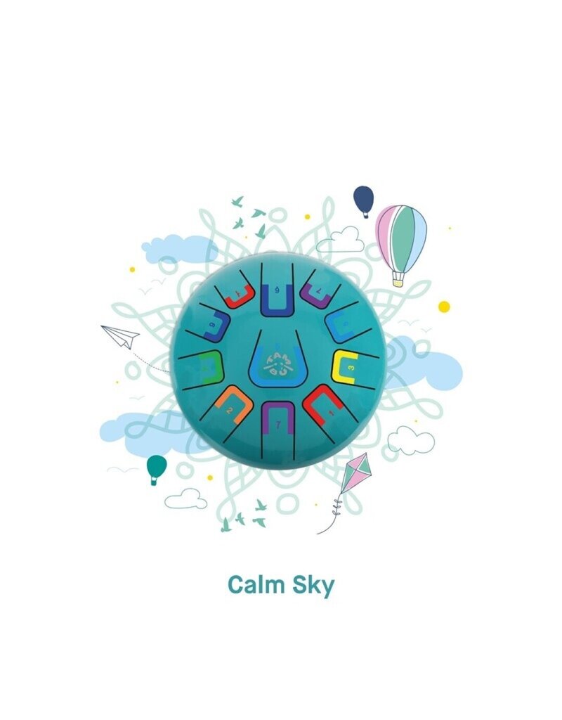 Tambu Tambú 8 tongdrum – turkoois – Calm Sky