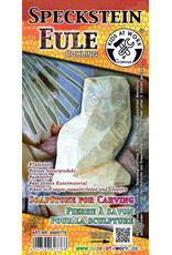 Kids at Work Soapstone raw Owl shape