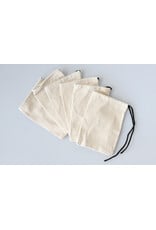 Kids at work 6 katoenen zakjes  in formaat 17 x 23 cm