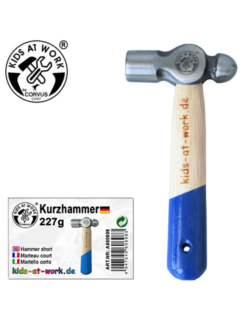 Kids at work Kids at Work Hamer kort 227 gr.