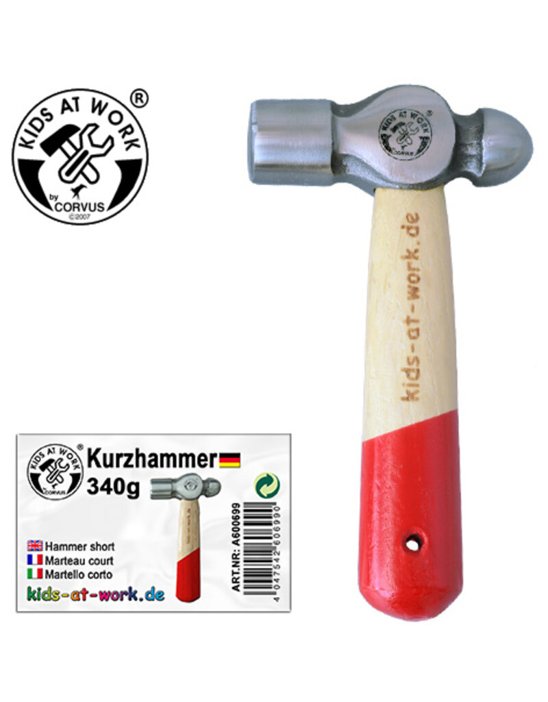 Kids at work Hamer kort 340 gr.