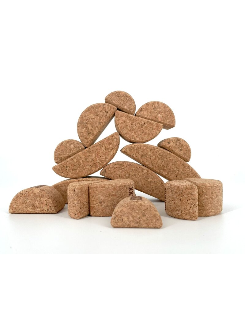 Korxx Korxx Bowie - ronde en ovale kurken bouwblokken