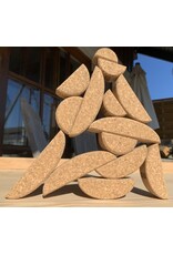 Korxx Korxx Bowie - ronde en ovale kurken bouwblokken