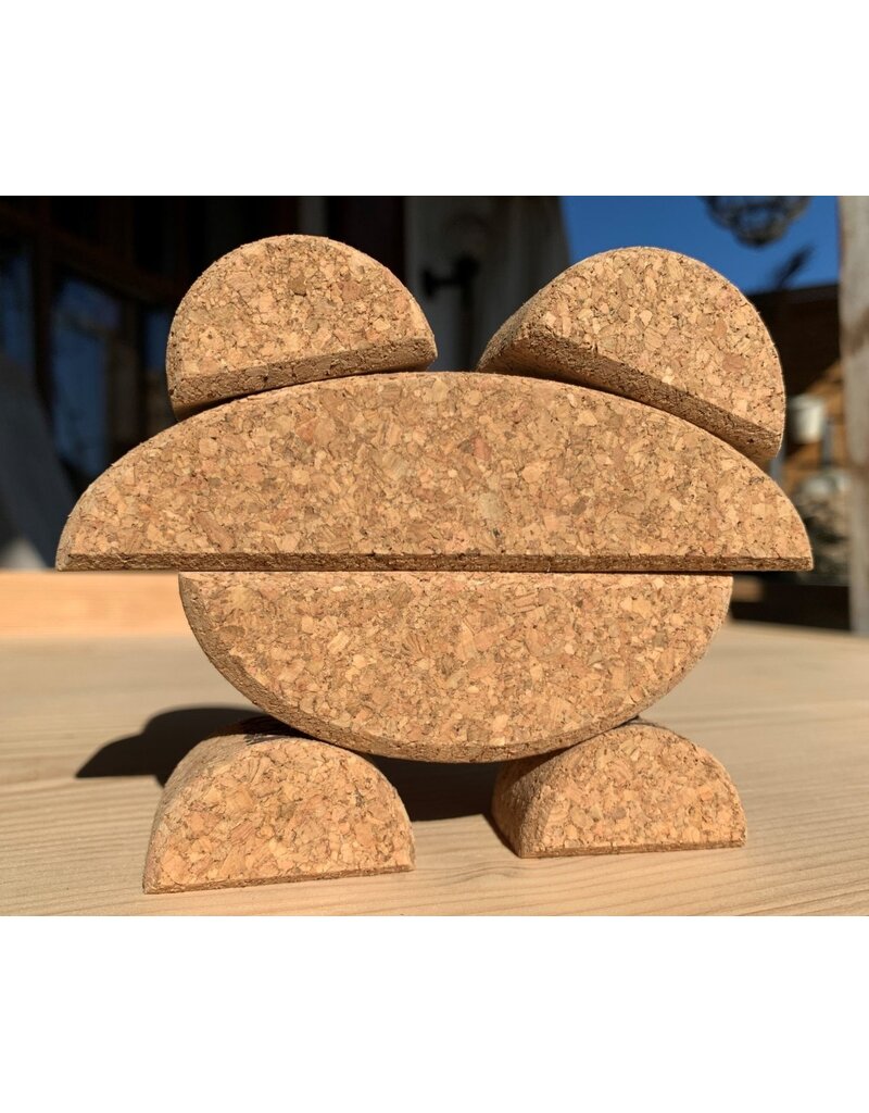 Korxx Korxx Bowie - ronde en ovale kurken bouwblokken