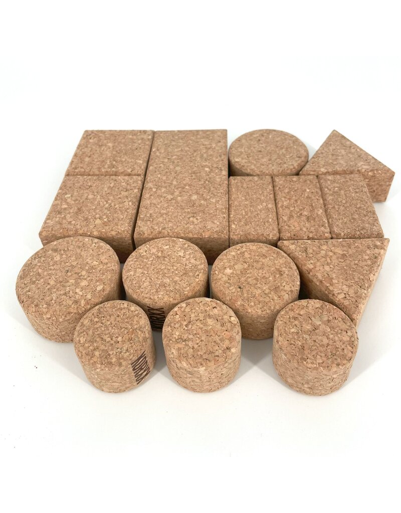 KORXX Baby S cork building blocks – 15 natural