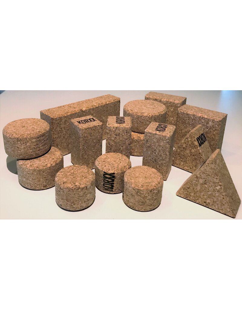 KORXX Baby S cork building blocks – 15 natural