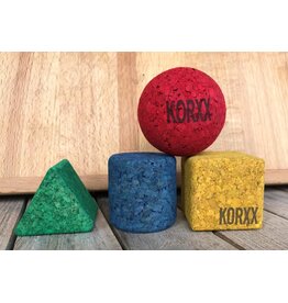 Korxx Korxx geo set C - 4 gekleurde blokjes