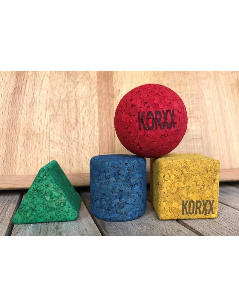 Korxx Korxx geo set C - 4 gekleurde blokjes