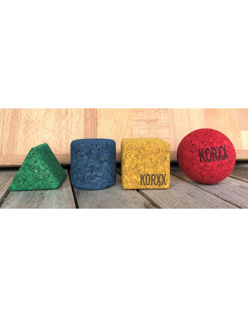 KORXX Geo-Set 4 C geometrische kurkblokken