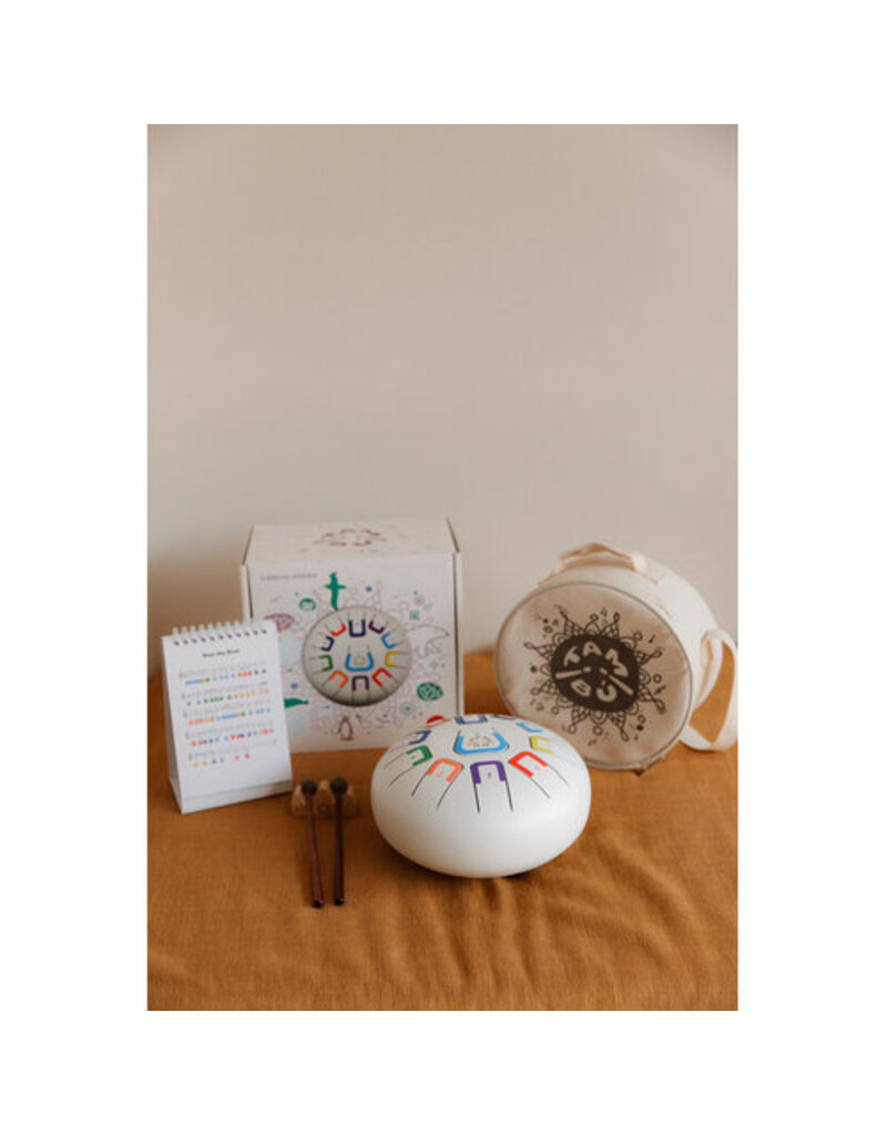 Tambú Tambú 8 tongue drum – matt white – Iceberg Dream