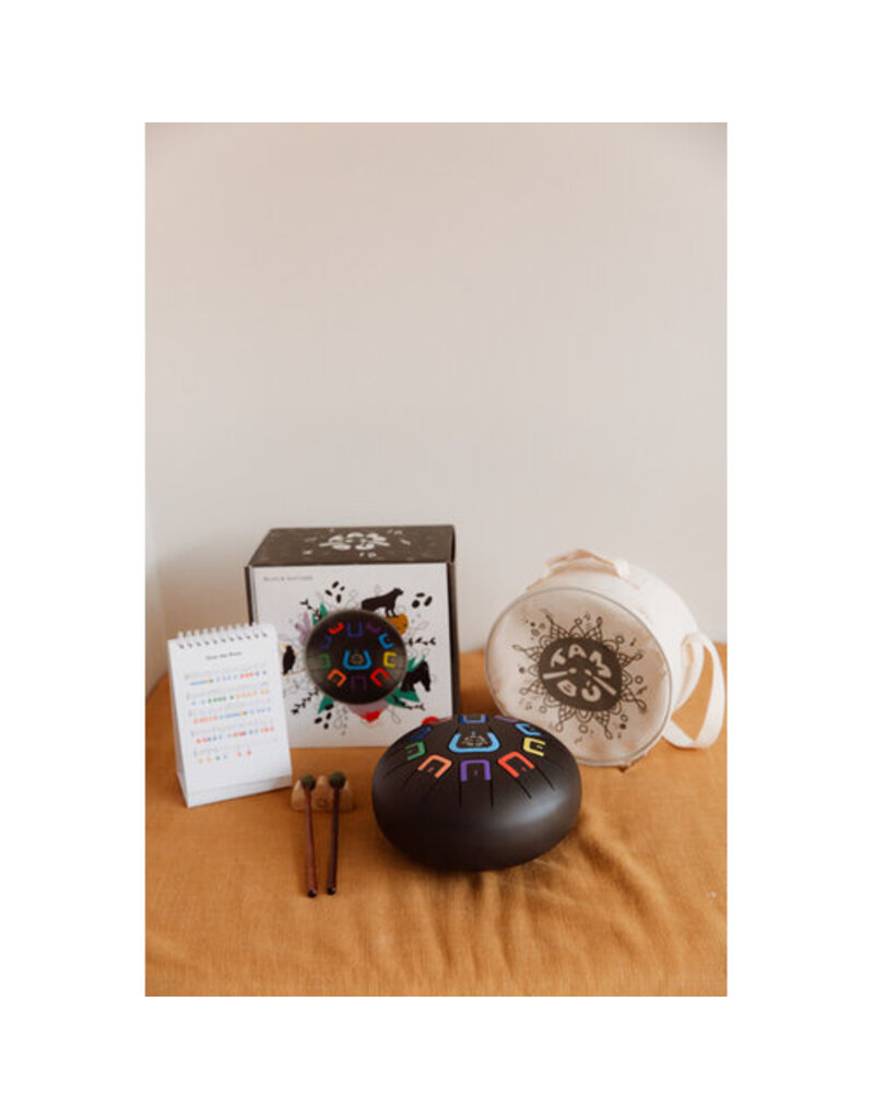 Tambu Tambú 8 tongdrum – mat zwart – Black Nature
