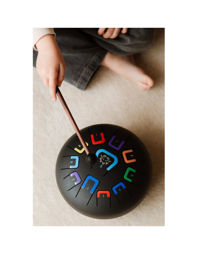 Tambu Tambú 8 tongdrum – mat zwart – Black Nature