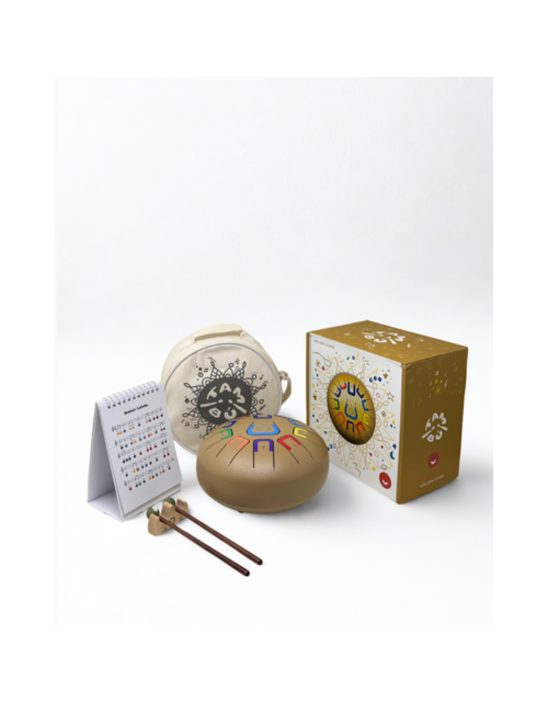 Tambu Tambú 8 tongdrum – mat goud – Golden Stars