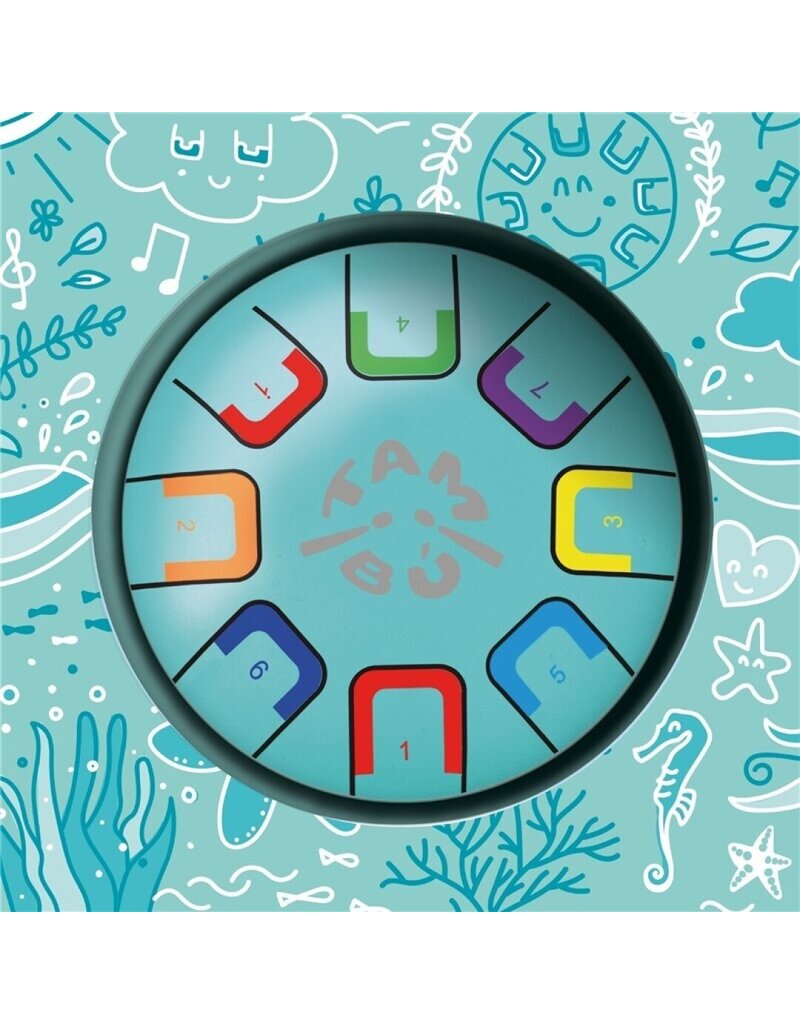 Tambu Baby Tambú 6 tongdrum – 8 tonen – Teal Peal