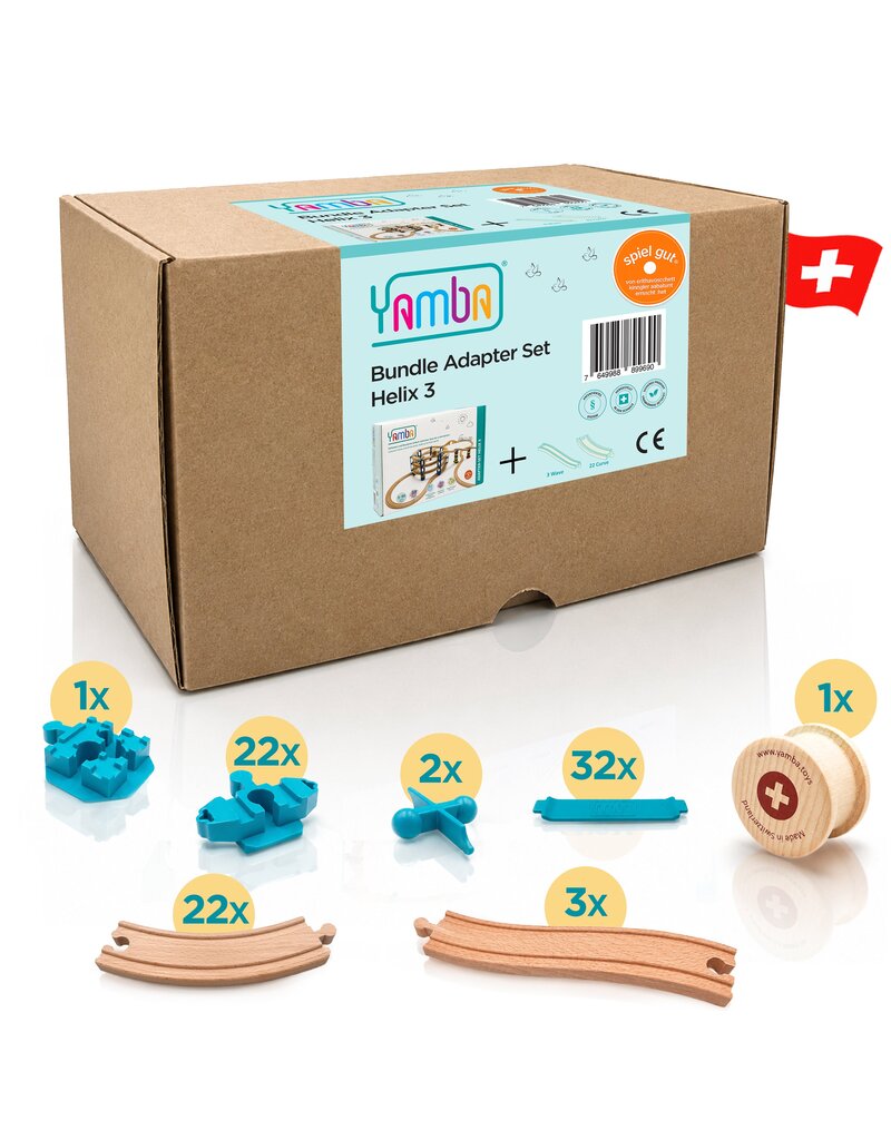 Yamba Toys Yamba Helix 3 starter set – 83 pieces