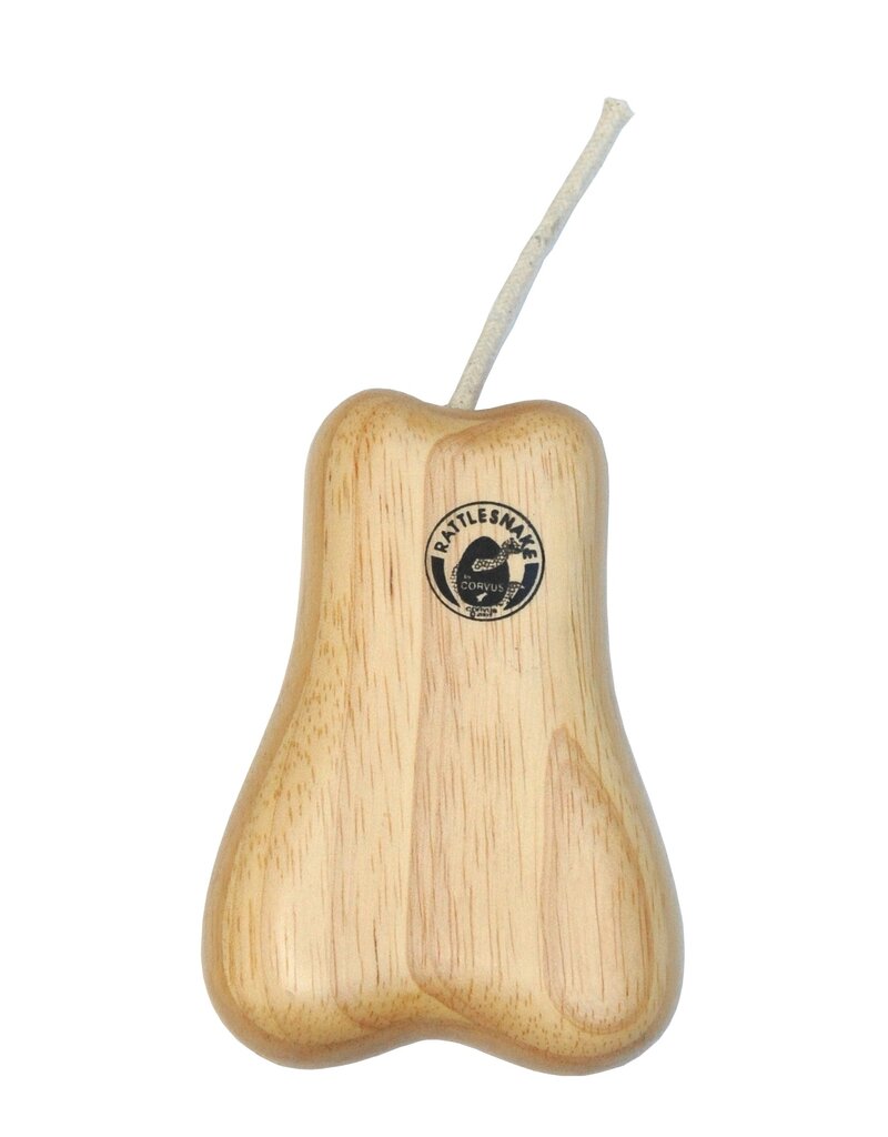 Rattlesnake Rattlesnake wooden pear shaker