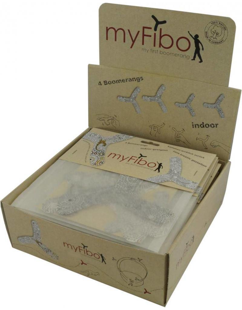 TicToys myFibo display – 20 sets of 4 boomerangs